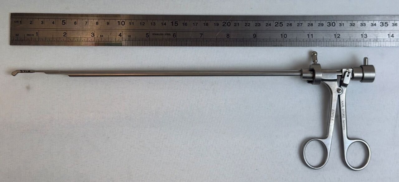KARL STORZ Optical Grasping Forcep 27072F s Double Action Jaws 4mm Scope Urology — photo 7