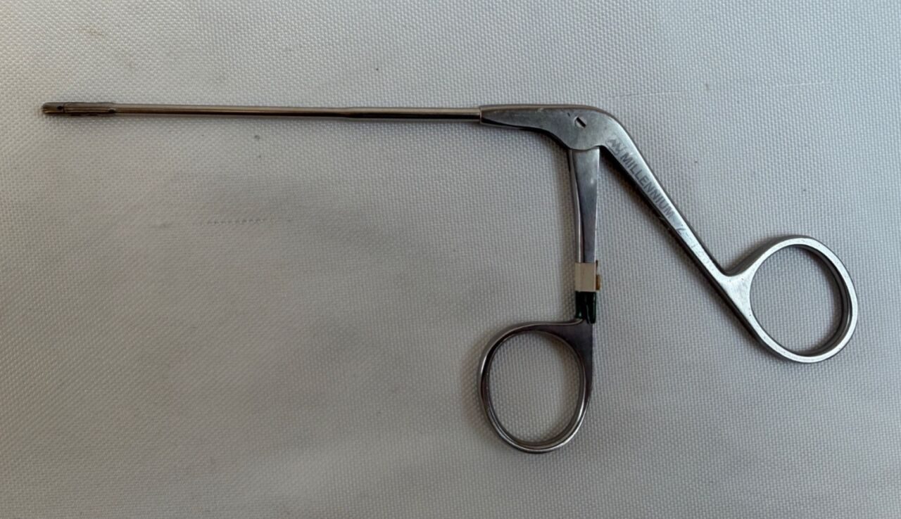 MILLENNIUM SURGICAL 2-7230 3mm Double Action Biopsy Cup Forceps 4.75" ENT