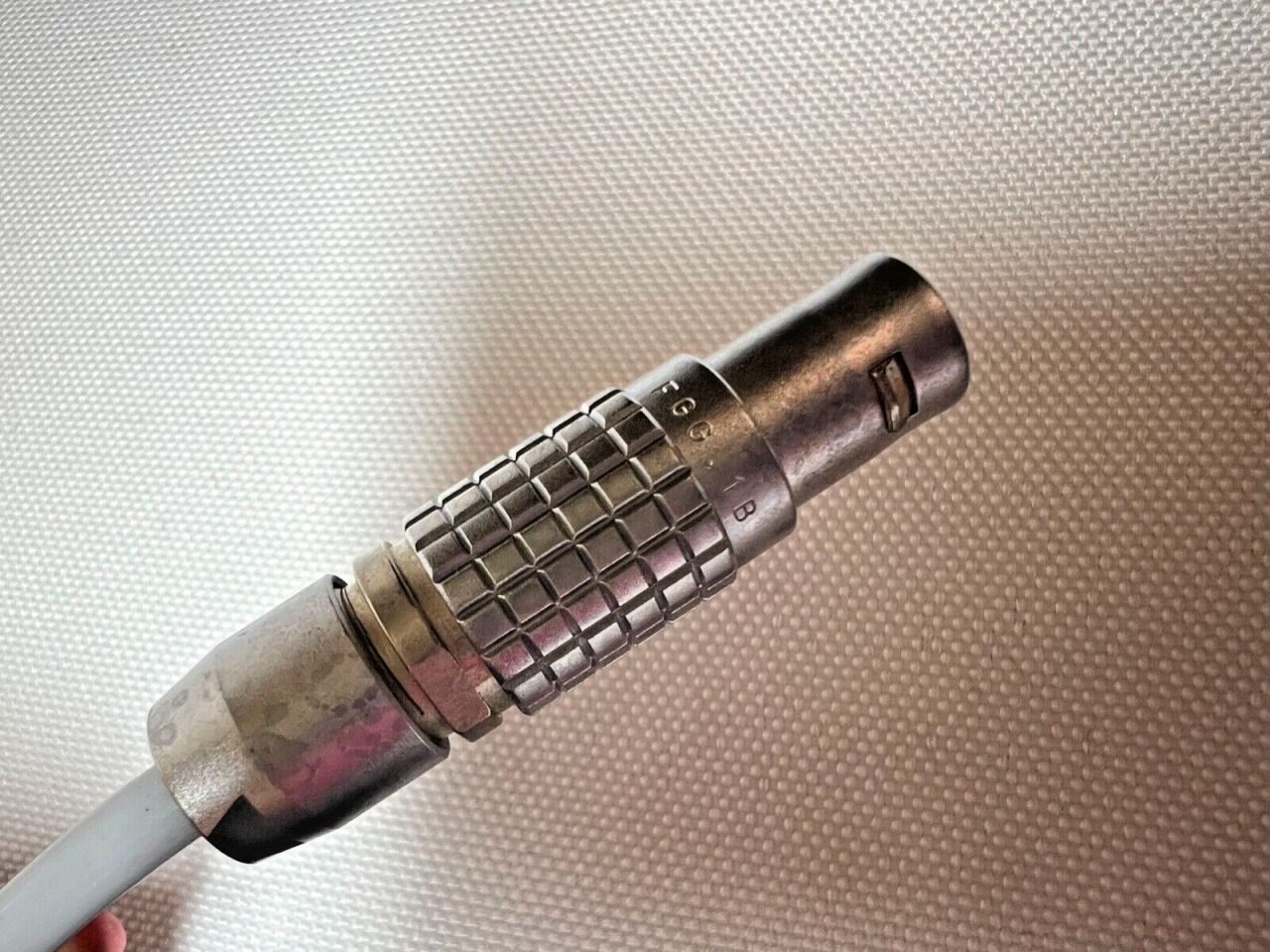 LEMO FGG 1B Cable Cord w/ Positive & Negative Connectors — photo 5