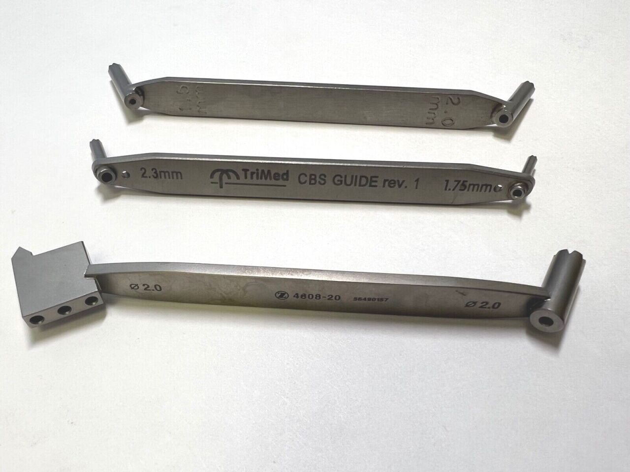 ZIMMER  Lot of 3 TriMed Parallel & Double Drill Guide/Sleeves