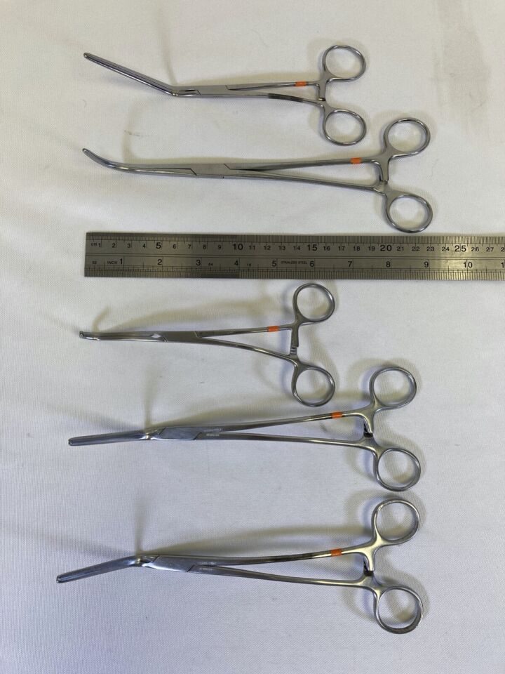 PILLING WECK Various 21 Piece Large Vascular Instrument Set w/ Case — photo 14