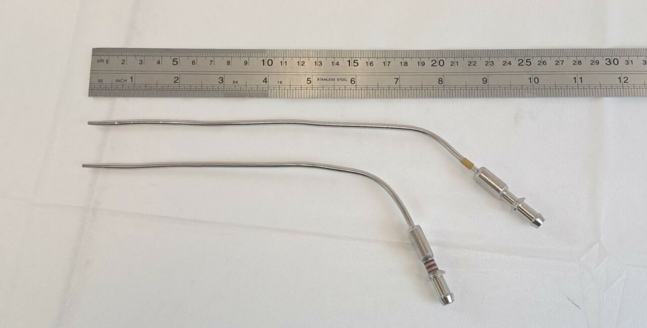KARL STORZ 649183 B & 649183 C Suction & Irrigation Tube Curved ENT 2 PC Set — photo 7