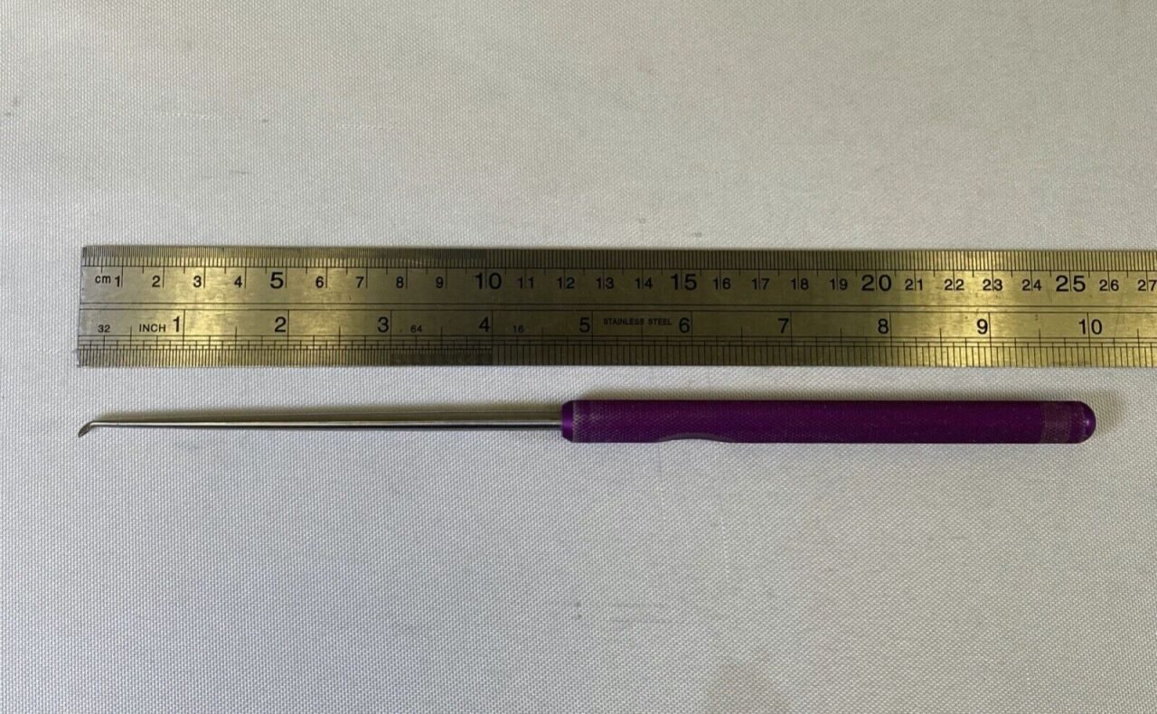 MEDTRONIC 875-382 Trim Line Curette Size 4-0 Angled Tip Purple Neuro Orthopedics — photo 8