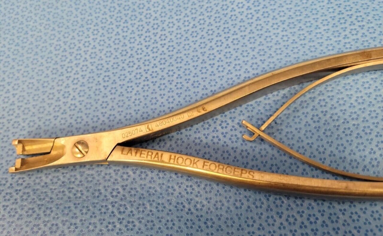 STRYKER 48040040 Surgical Orthopedic XIA Lateral Hook Forceps Neurology Spine — photo 2
