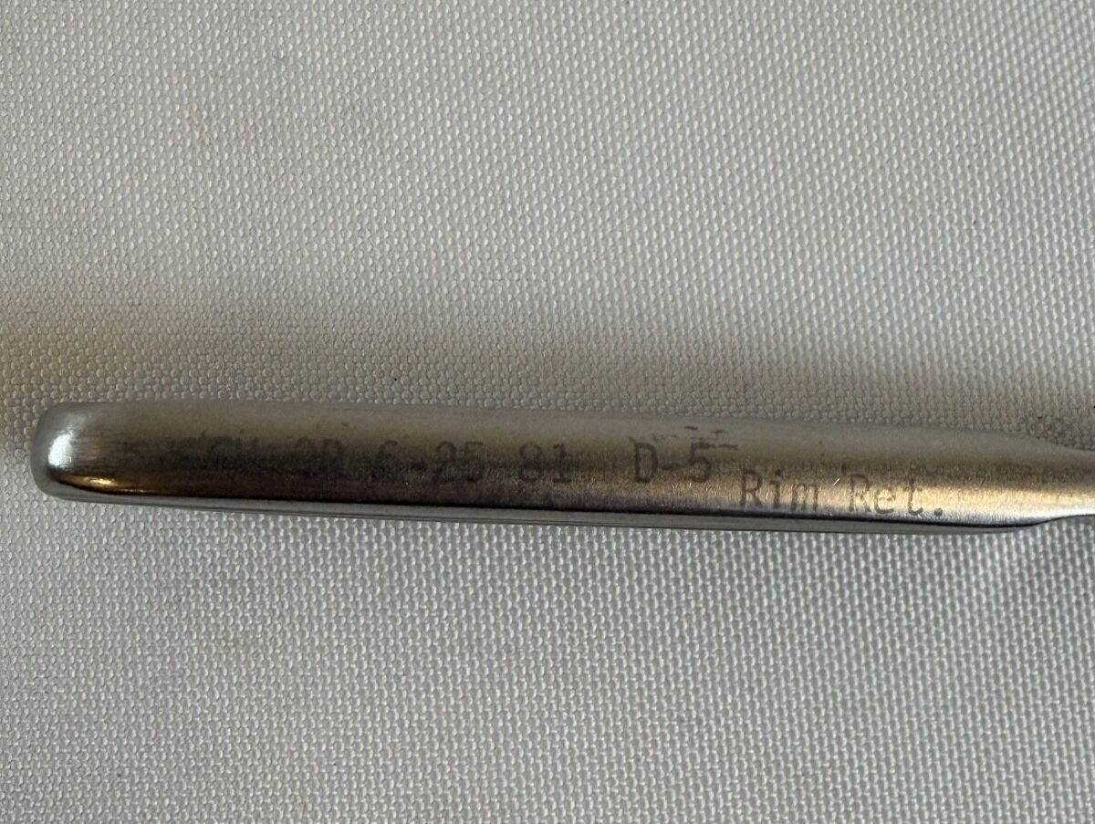 W. LORENZ 01-0150 Hargis Piriform Rim Retractor Convex Blade Maxillofacial — photo 5
