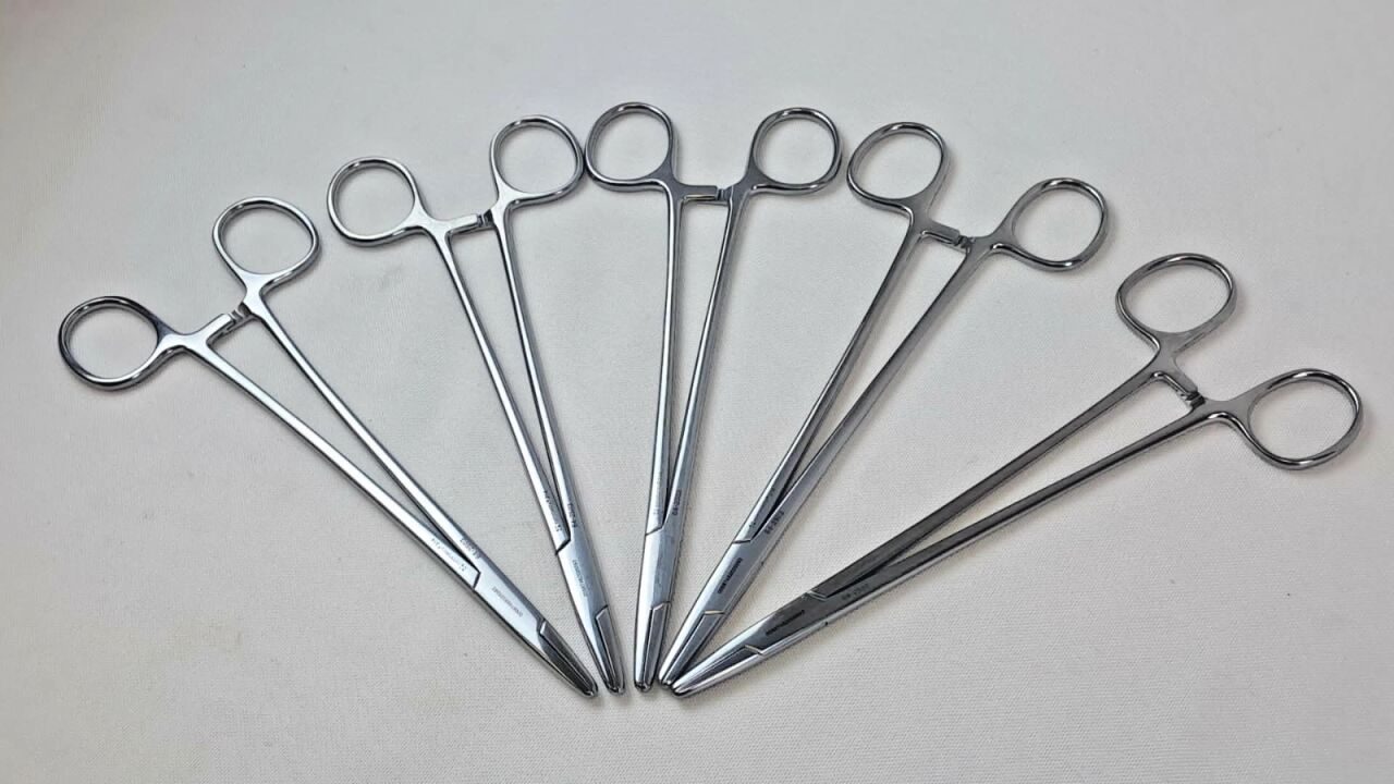 SYMMETRY 64-2503 Mayo-Hegar Needle Holders 8" Lot of 5 — photo 1