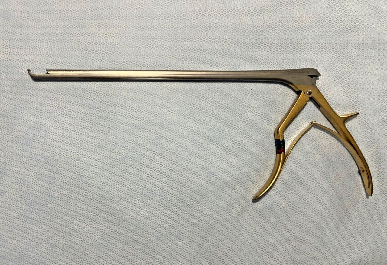 W. LINK 75-3129/52 Kerrison Rongeur 5mm X 50deg Bite X 12" Shaft