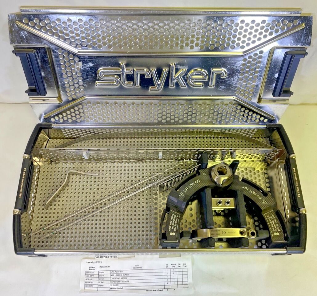 STRYKER 1809910  T2 Tibia Instrument Set — photo 1