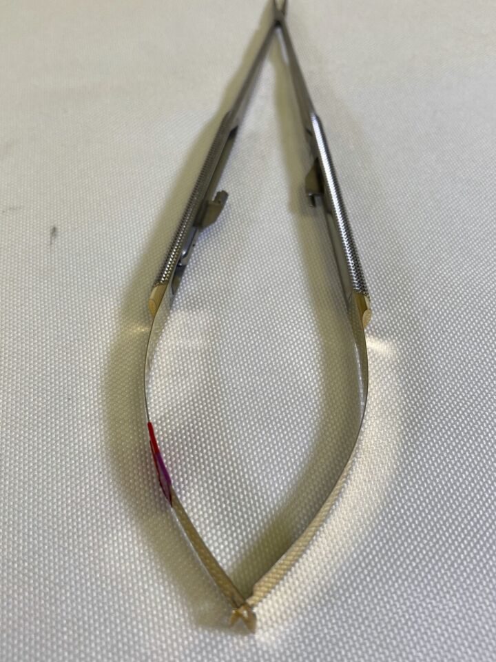 SYMMETRY SURGICAL 32-490 w/ Lock Round Handle 8.25" Jacobson T/C Needle Holder Straight — photo 6