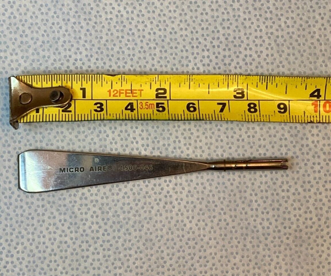 MICRO-AIRE 1500-046  12mm x 70mm Osteotome Attachment Orthopedics Trauma — photo 10