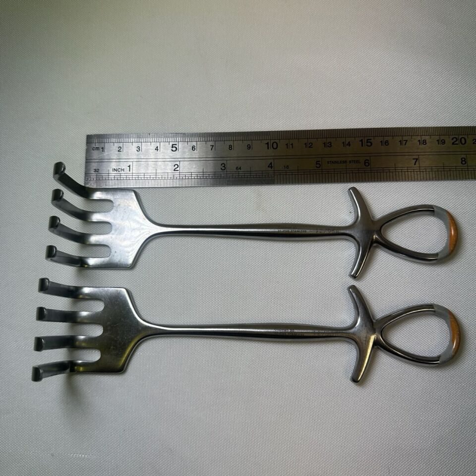 CODMAN 50-4246 Set Of 2 Israel Retractor, 4 Prong, Blunt — photo 6