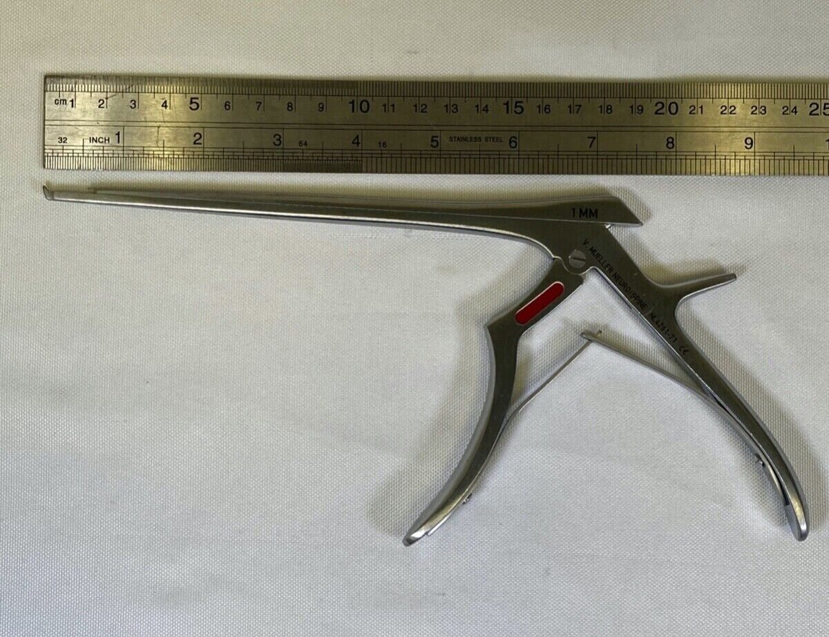 V. MUELLER NL4261-71 ChromaLine II 1mm x 40deg x 7" Kerrison Rongeur — photo 11
