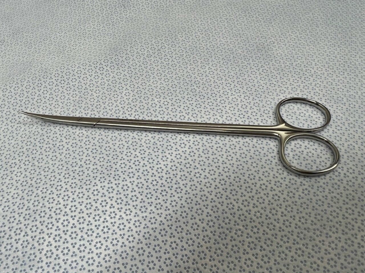 JARIT 100-302 Surgical 7" Jamison-Metzenbaum Scissors Curved Narrow Tip