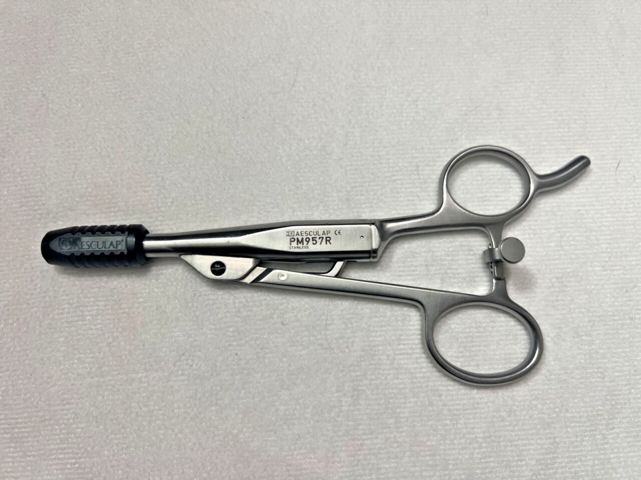 AESCULAP PM957R Laparoscopic Axial Ring Handle w/ Ratchet Lock