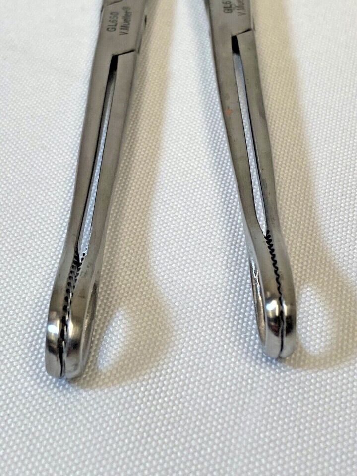 V. MUELLER GL650 Foerster Sponge Forceps Straight 9.75" — photo 2