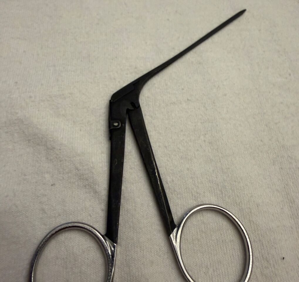 RICHARDS 13-0004 Ebony Straight Posigator 4mm Forcep — photo 7