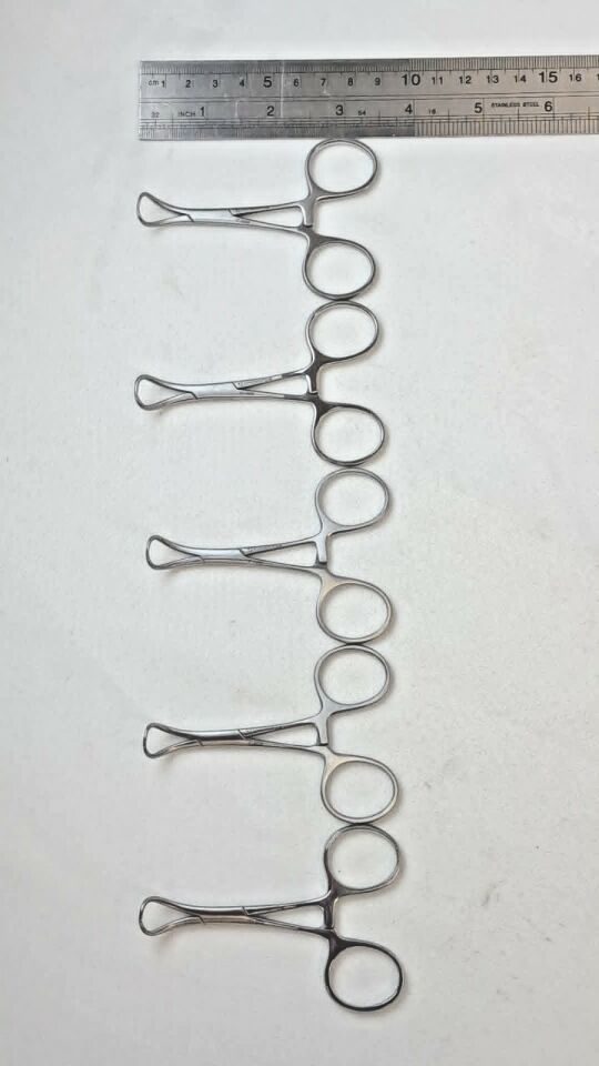 SYMMETRY 17-5508/33-5000 Backhaus Towel Clamp Sharp Tips - Lot of 5 — photo 6