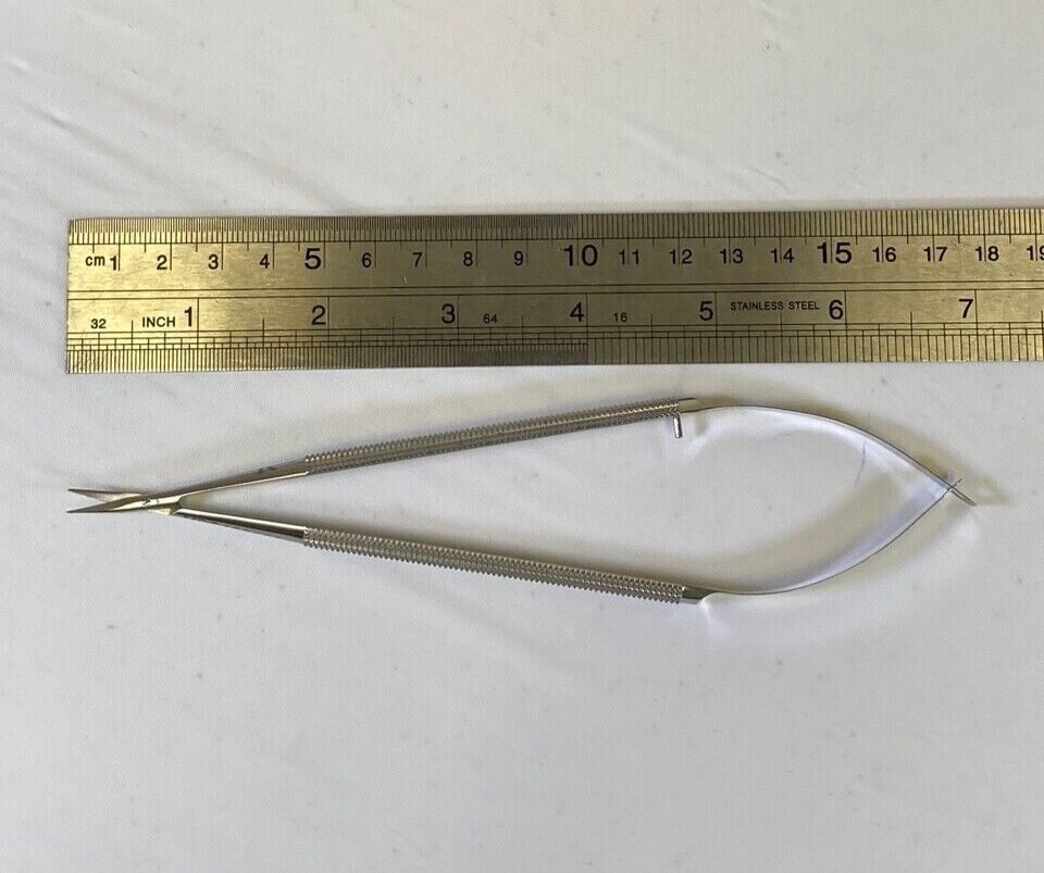 MEDLINE MDS4285031 Rhoton Curved Blade Microscissors 7" Neuro Microsurgery — photo 7