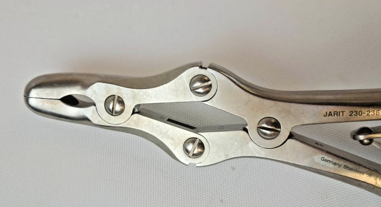 JARIT 230-236 Stille-Luer Rongeur 10" Curved 10mm Double Action — photo 5