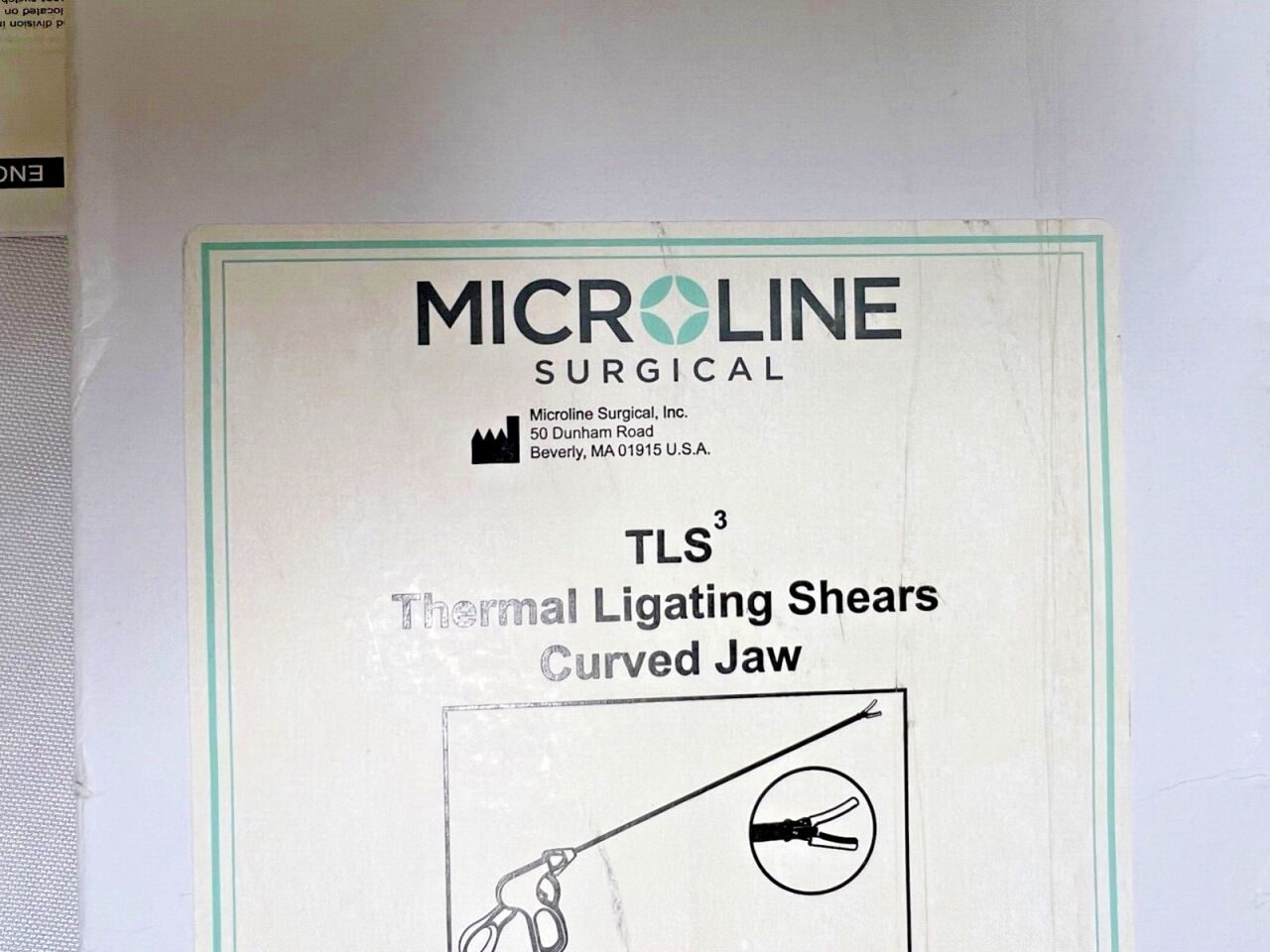 MICROLINE SURGICAL 132-134D MiFusion TLS3 14C Thermal Ligating Shears Curved Jaw — photo 3
