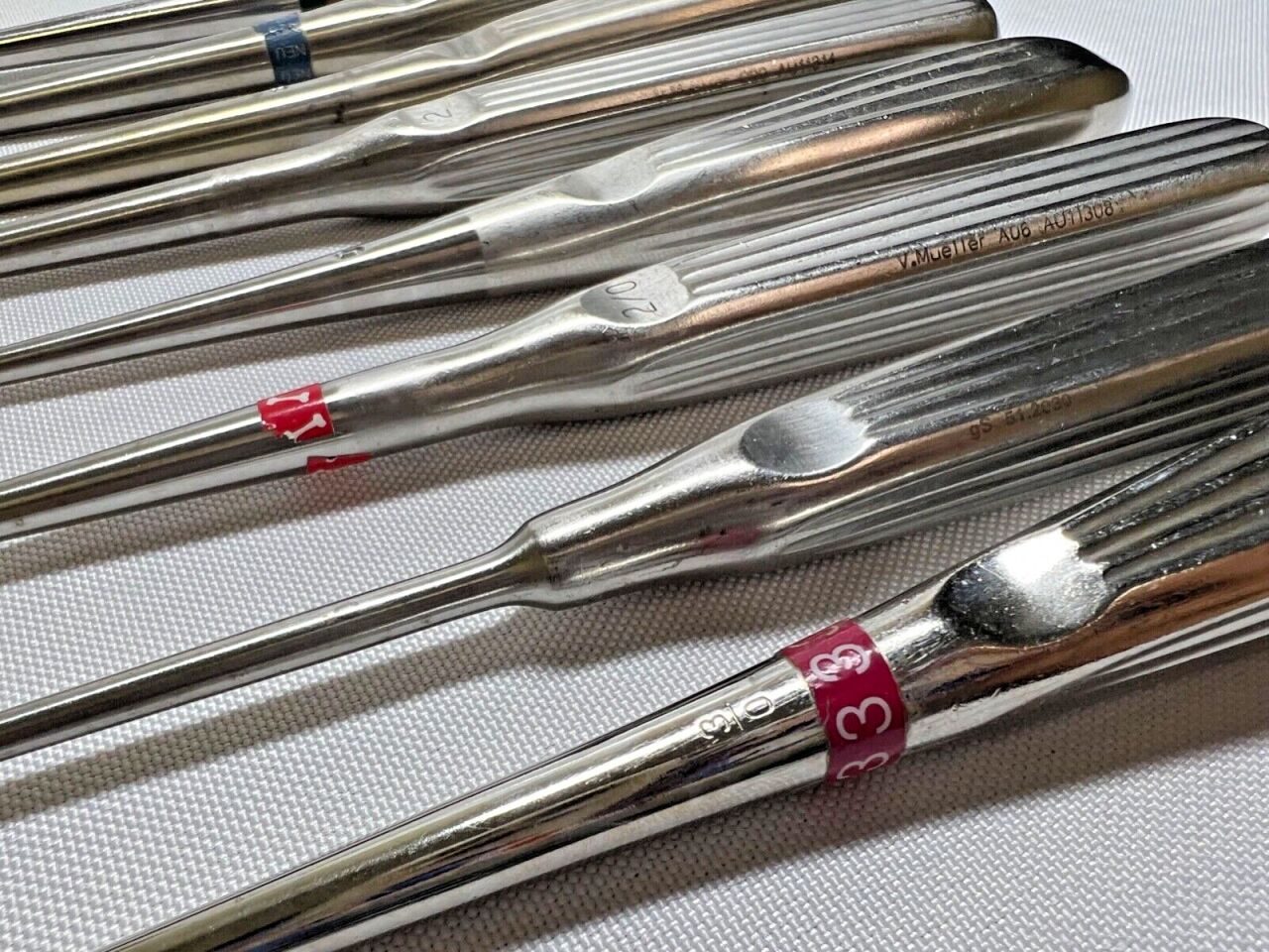 CODMAN  Set of 8 Bone Cup Curettes Spinal — photo 3