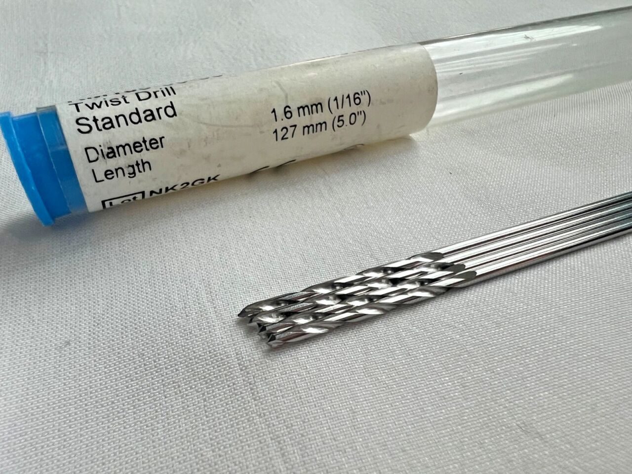 BRASSELER USA KM166-00-06 Lot Of 3 Standard Twist Drill 4mm X 127mm — photo 2