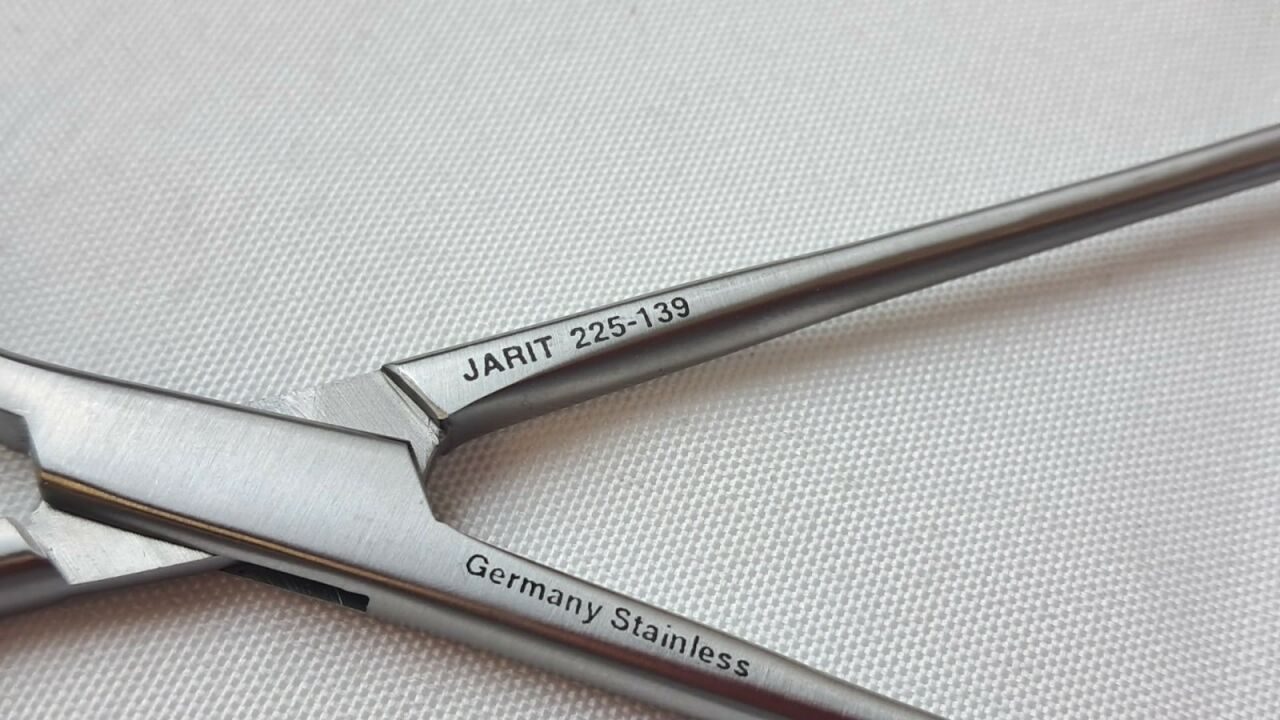 JARIT 225-139 Reduction Forceps Curved 6" Ratcheting Handle — photo 3