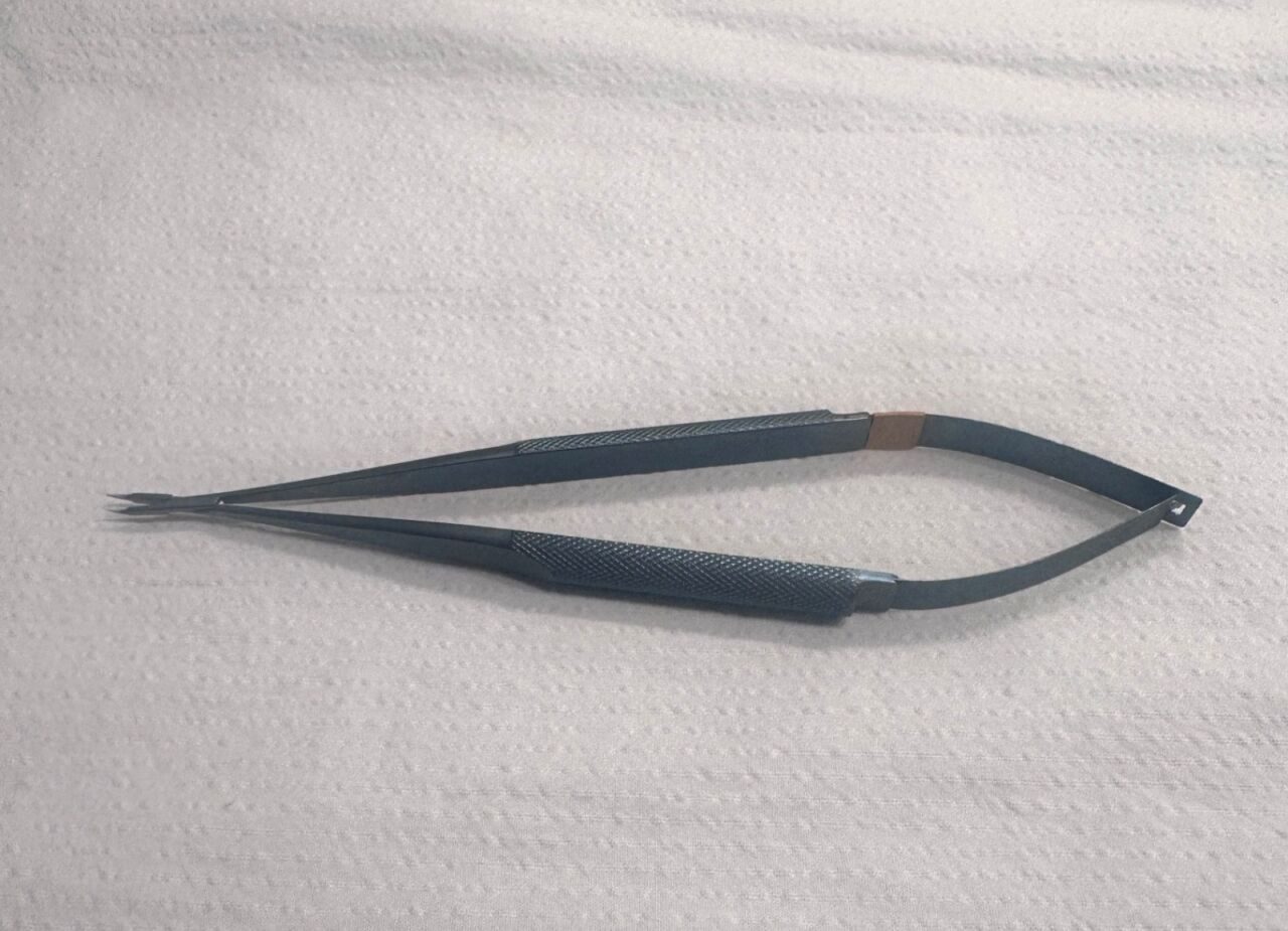 CODMAN 80-1725 Titanium Rhoton Needle Holder Curved Fine Tip 7" Neurology — photo 2