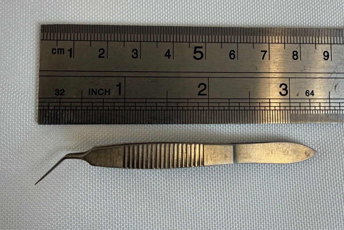 KARL STORZ E1807 Sheets McPherson Tying Forceps 10mm Angled Platform 82mm — photo 6