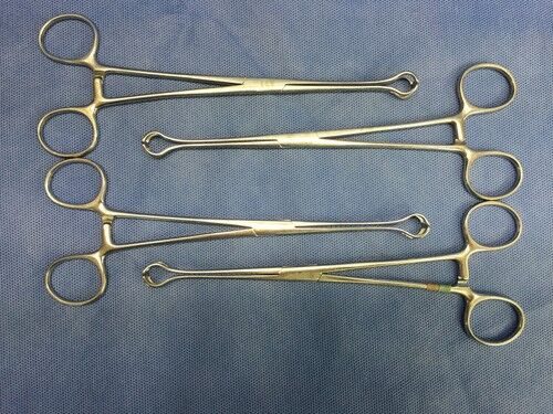 Tissue Holding Forceps Lot of 4 — photo 1