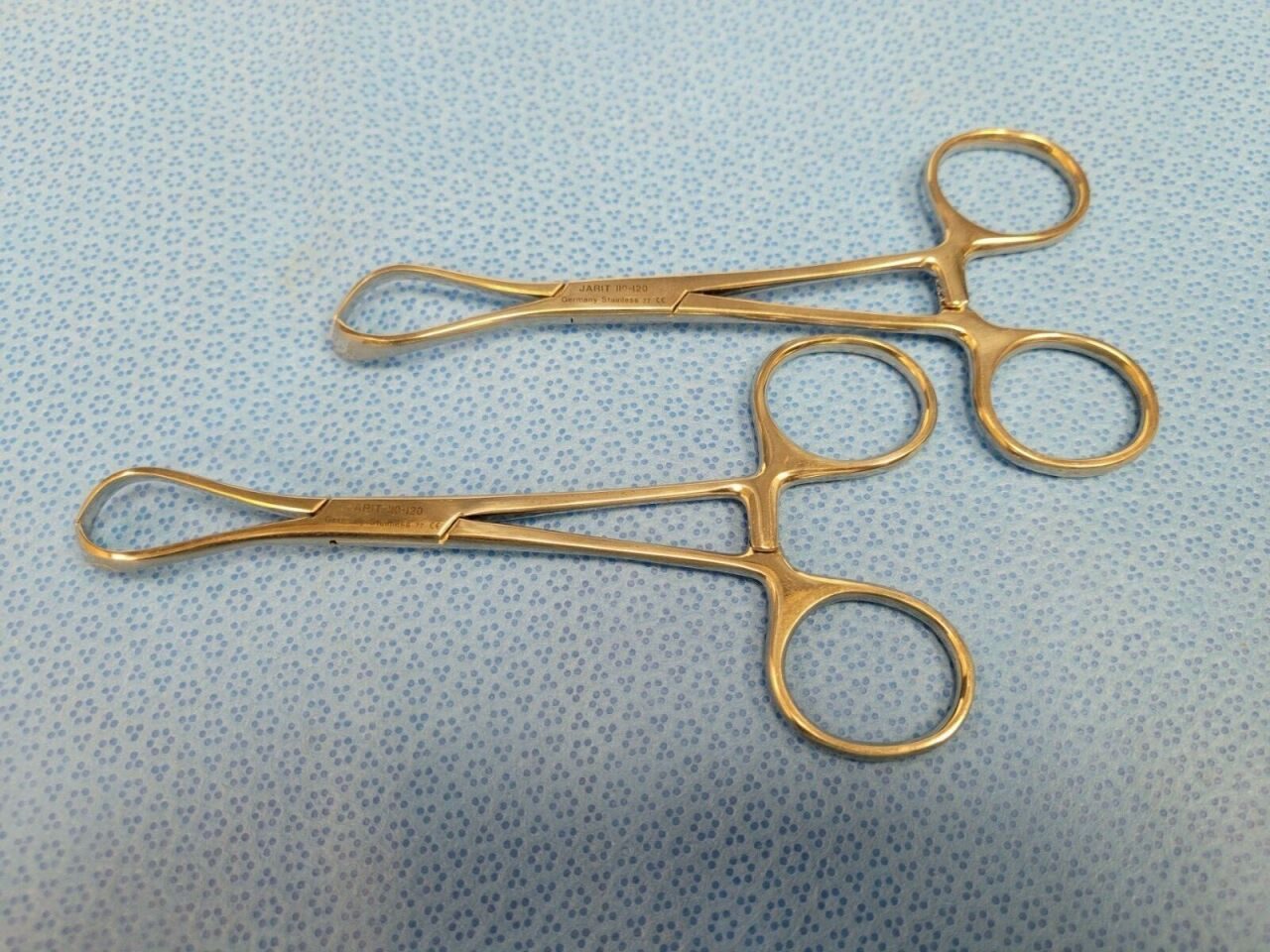 JARIT 110-120 Edna Towel Forceps 5.25", Lot of 2