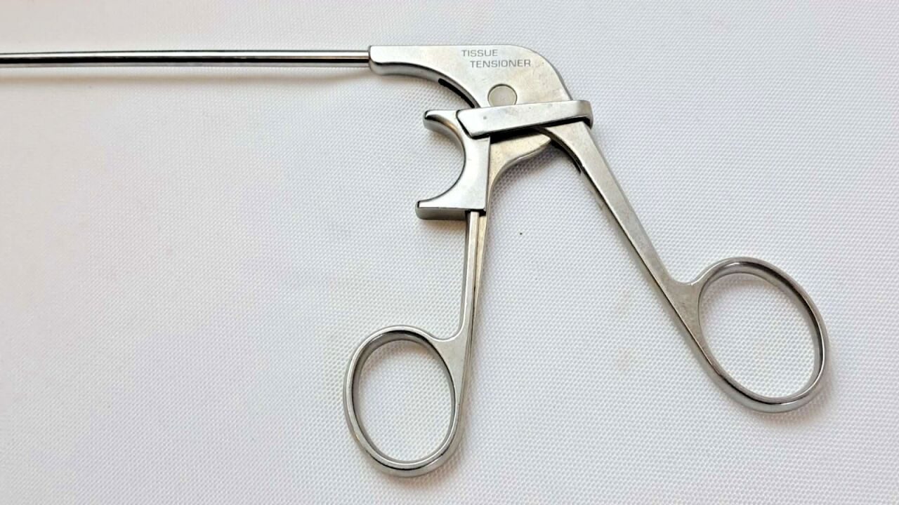 ACUFEX 011030 Straight Arthroscopic Tissue Tensioner Grasper Forceps — photo 3