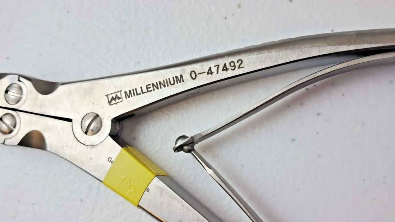 MILLENNIUM 0-47492 Leksell-Stille Rongeur Double Action 9.5" Curved 3x16mm — photo 4