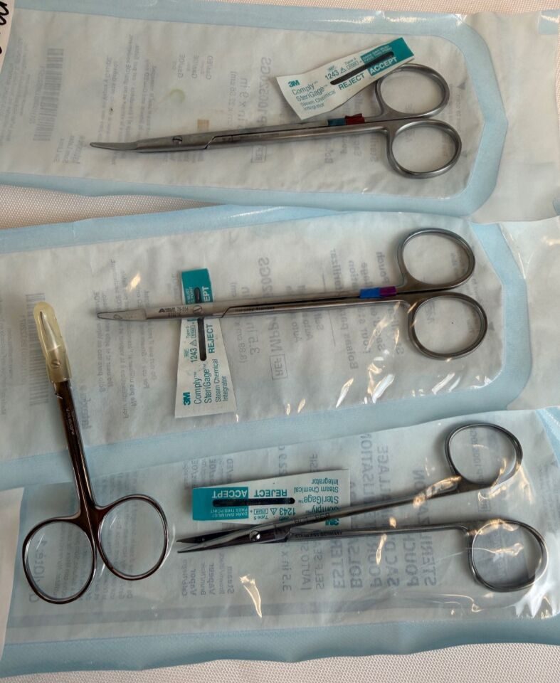 WECK Sharp Hooks Scissors Clamps 51 Piece Plastic Surgery Instrument Set — photo 2
