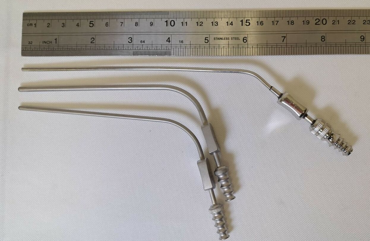 V. MUELLER REF NL1900-9, NL1900-11 & STORZ N1364 Frazier Suction Tube - Lot of 3 — photo 4