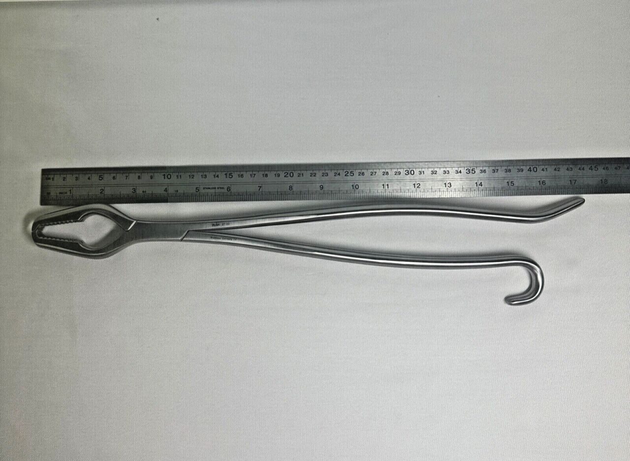 MILTEX / INTEGRA 27-22 Bone Holding Forceps 17 in. Plain — photo 2