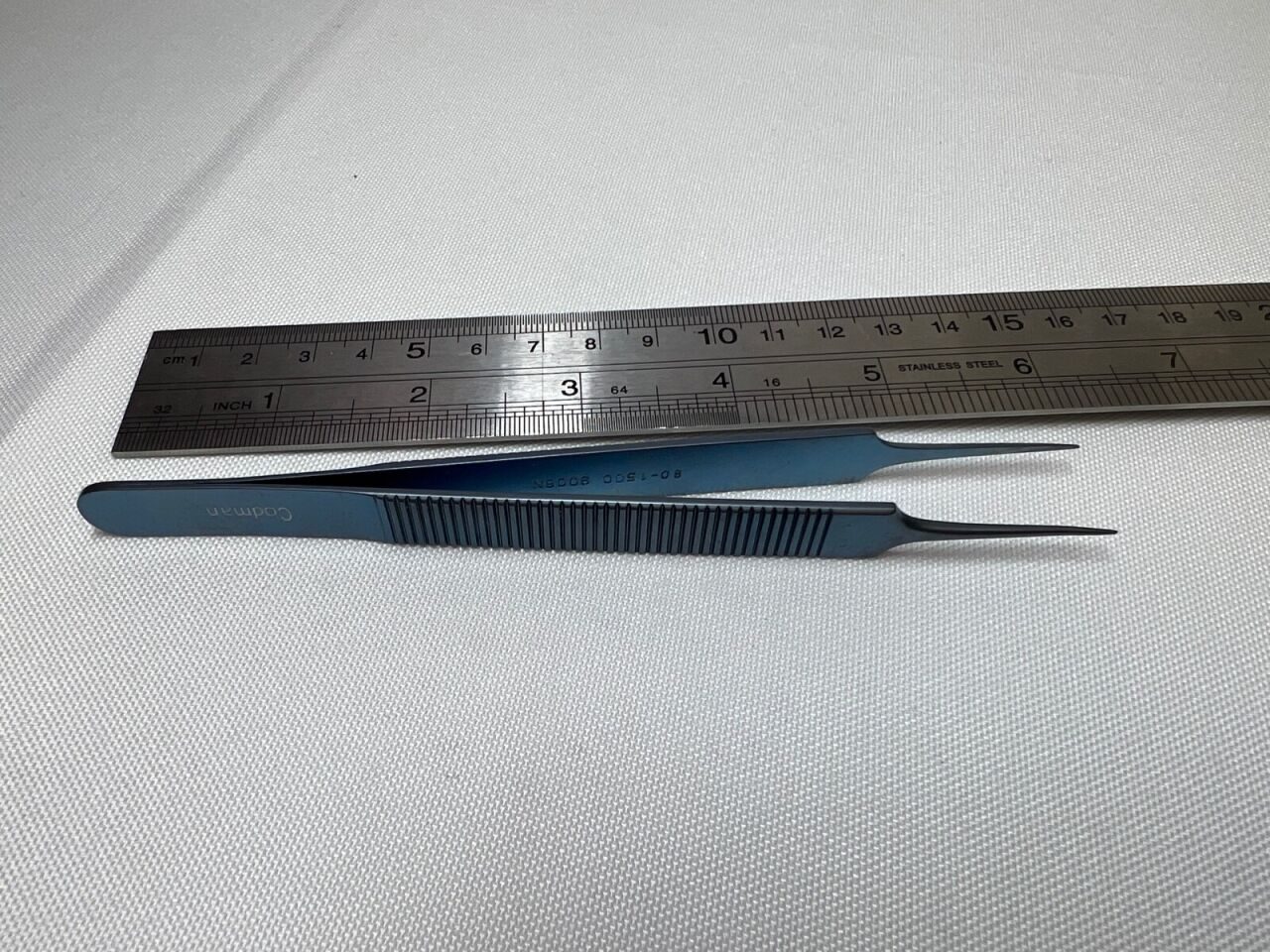 CODMAN 80-1500 Malis Titanium Straight Blunt Tip Forceps — photo 5