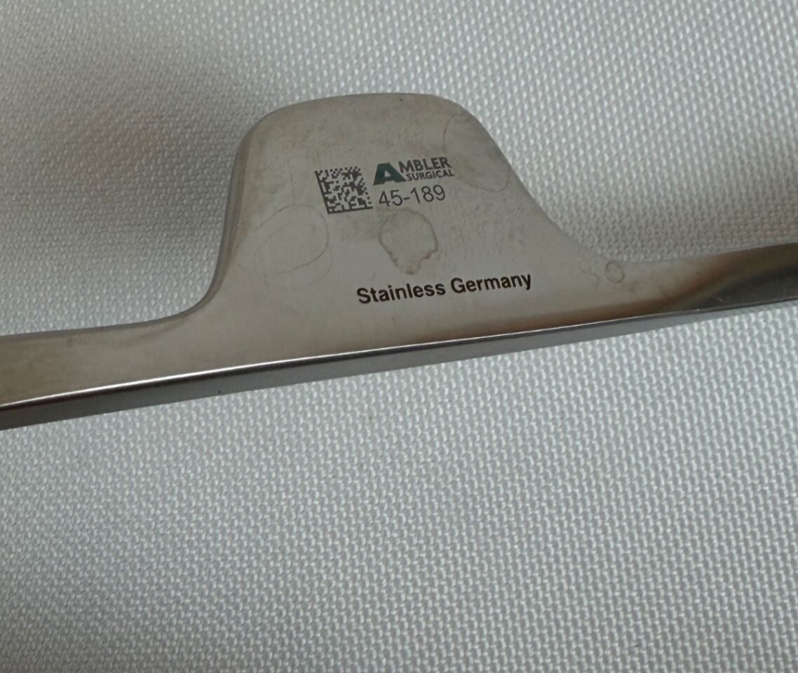 AMBLER SURGICAL Cloward Style Vertebra Spreader 7" X-Long 19mm Opening 4189 — photo 3