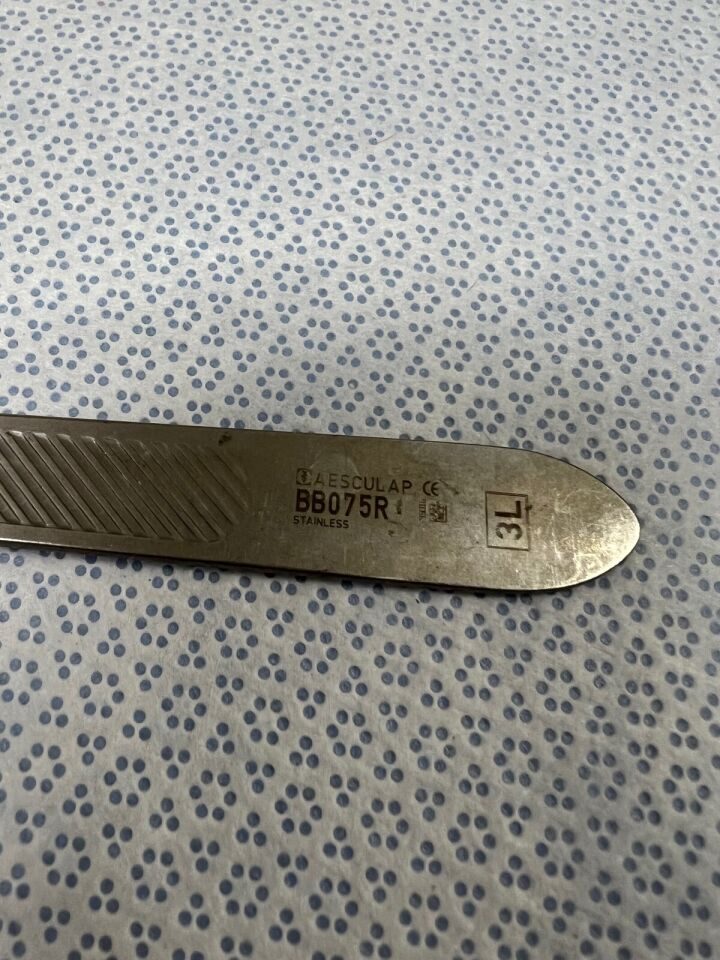 AESCULAP BB075R Scalpel Handle Angled No. 3 — photo 4