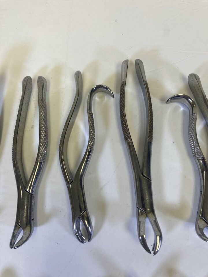 VARIOUS  Clev-Dent Premier Dental Extraction Forcep Set w/ Perforated Pan — photo 4