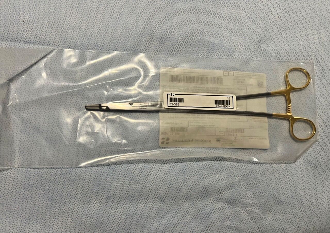 SYMMETRY 32-366 Intracardiac Ryder Needle Holder Tungsten Carbide 10-1/4" — photo 1