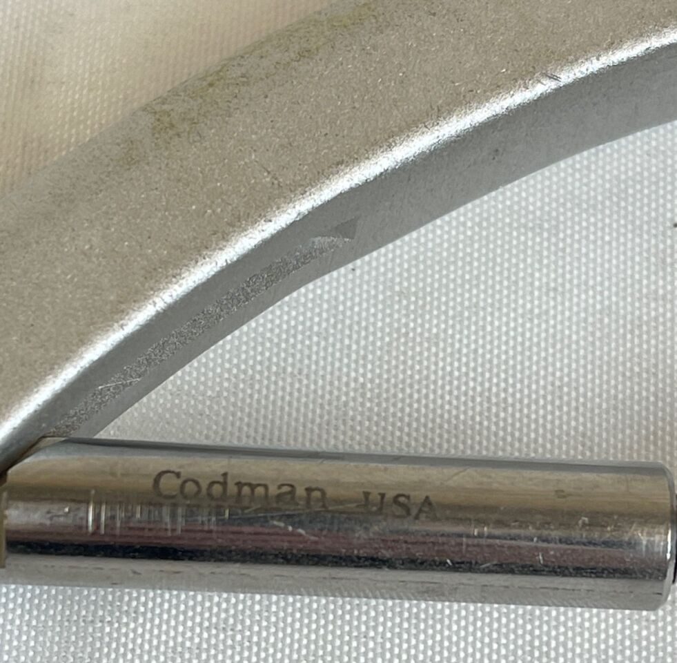 CODMAN 66-1035 Skull Traction Tongs w/ Spring Loaded Pin — photo 3