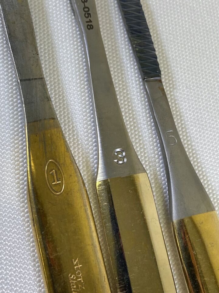 SSI ULTRA 1-6 210mm Set of 3 Double Ended T/C Sinus Nasal Rasps — photo 2