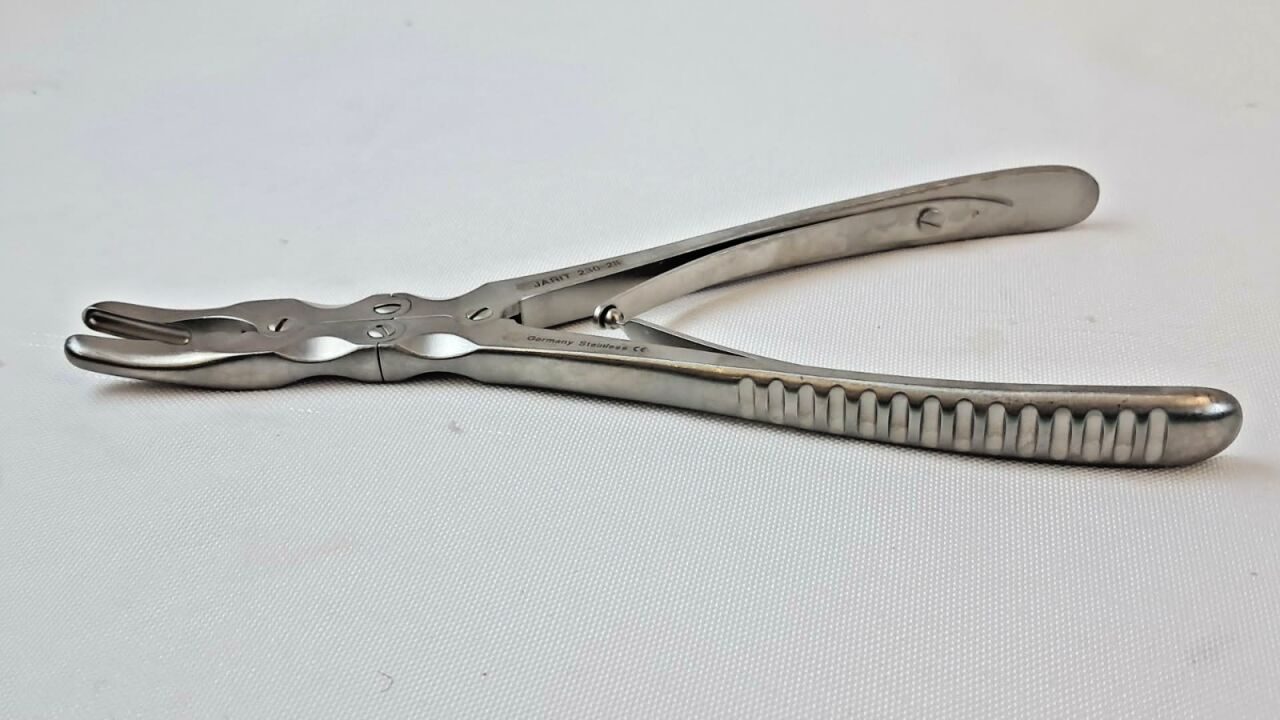 JARIT 230-211 D/A 5mm Bite CVD. 7-1/4" German Stainless Ruskin Rongeur — photo 2