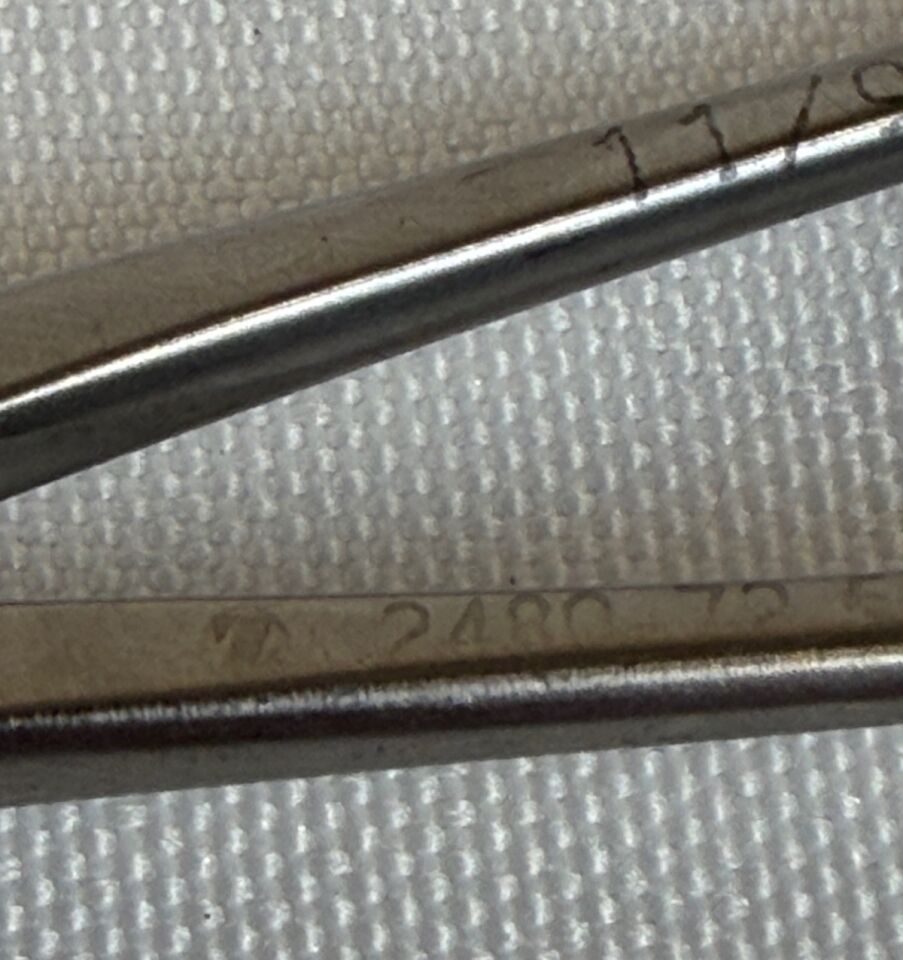 ZIMMER 2480-72 Pointed Bone Reduction Forceps 5.5" Orthopedics Trauma — photo 3