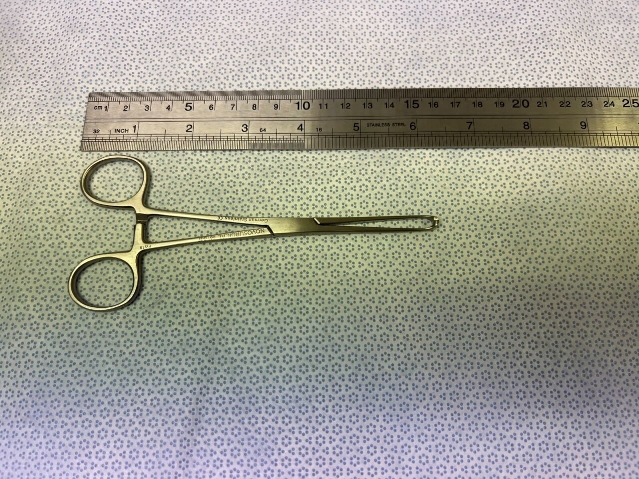 NOVO SURGICAL G6113-27 Surgical Allis Tissue Forceps 5 x 6 Teeth Set of 3 — photo 6