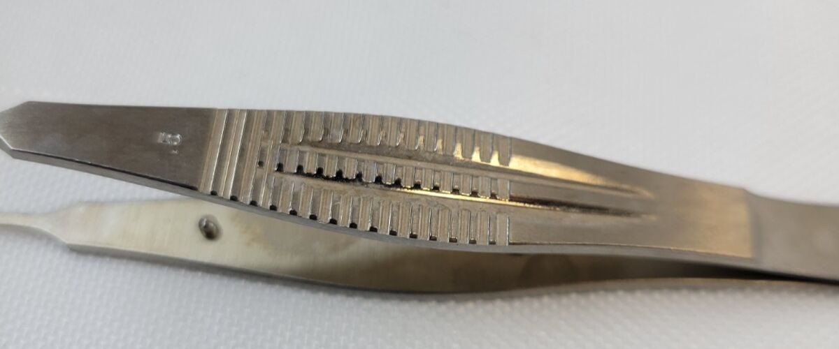 JARIT 355-161 Castroviejo Suture Tying Forceps, 1x2 Teeth, 4.25" Ophthalmology — photo 5