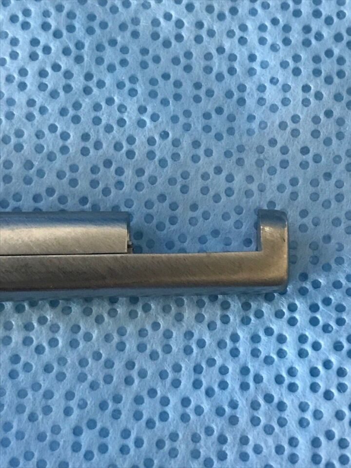 RICHARDS 28-2605 5mmX90deg Down Kerrison Rongeur 8" (20.3cm) Spine — photo 4
