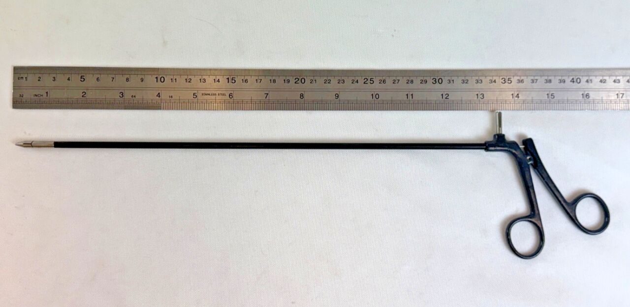 L.242320 Double Action Tapered Tip 5mm x 33cm Laparoscopy Bullet Nose Grasper — photo 8
