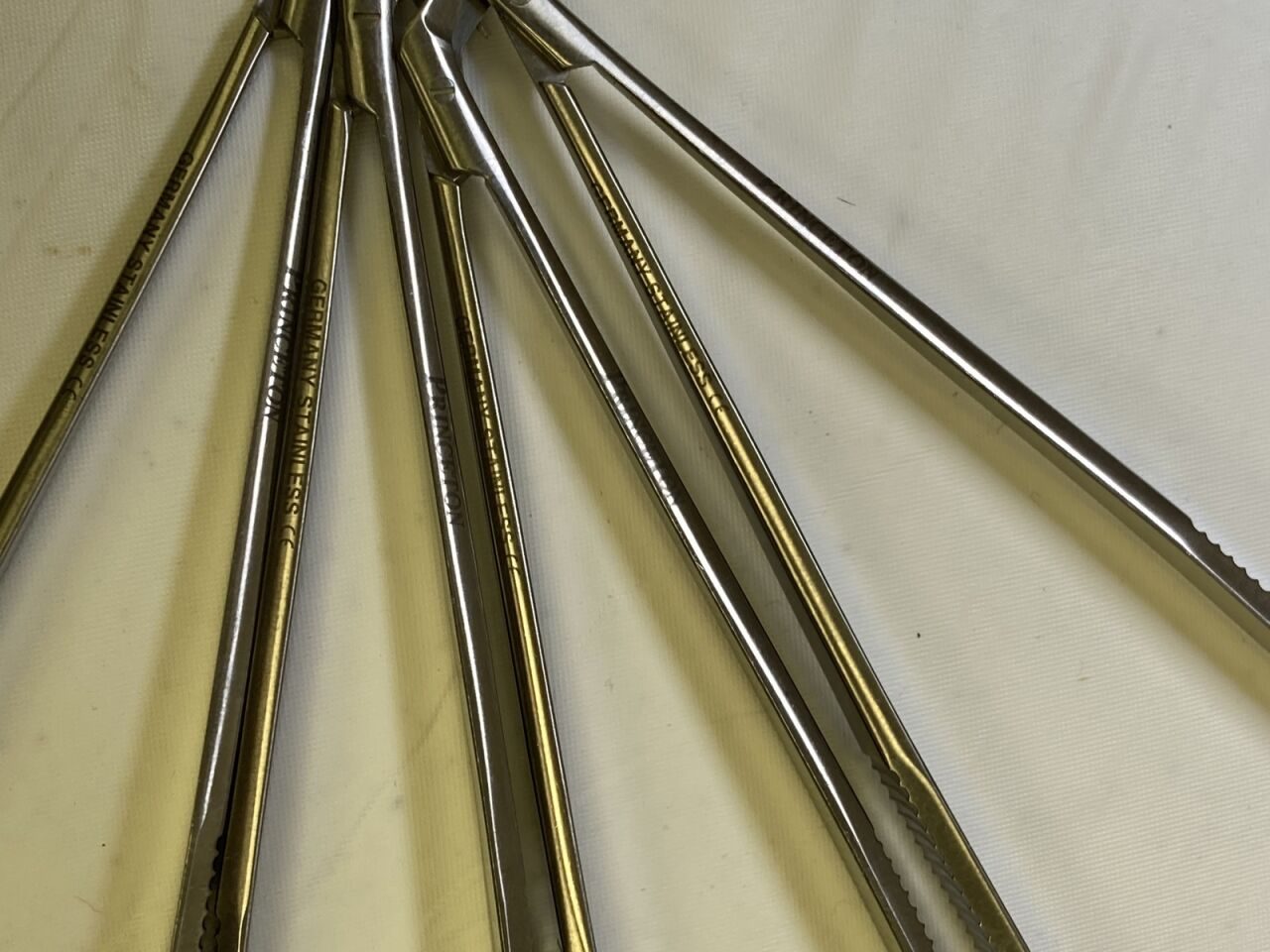 PRINCETON Set of 4 45deg 60deg 90deg 120deg x 7" Cardiovascular Thoracic Scissors Sharp — photo 5